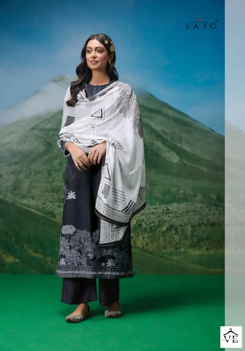 Sahiba Trees Pure Cotton Lawn Wholesale Salwar Suit Catalog — Wholesale Salwar Suits, MPA wholesale from Surat - Gallery Image 6