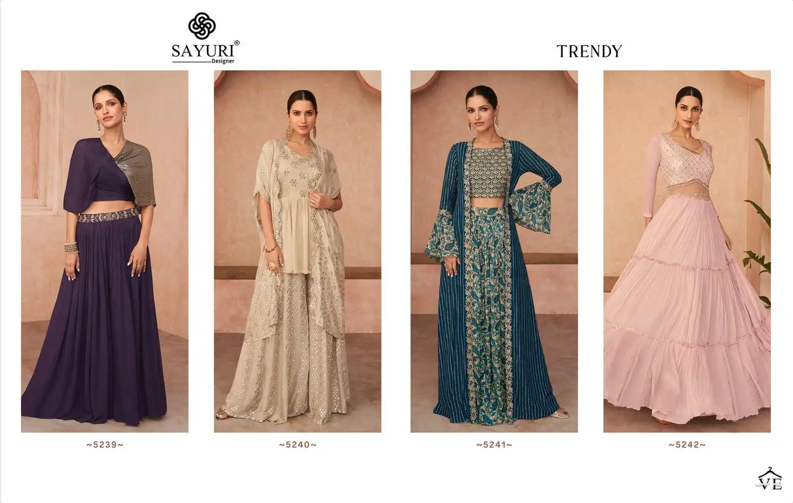 Sayuri Trendy Real Georgette Wholesale Salwar Suit Catalog — Wholesale Salwar Suits, Sayuri Designer wholesale from Surat — view 5