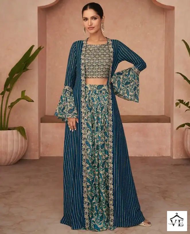 Sayuri Trendy Real Georgette Wholesale Salwar Suit Catalog — Wholesale Salwar Suits, Sayuri Designer wholesale from Surat — view 1