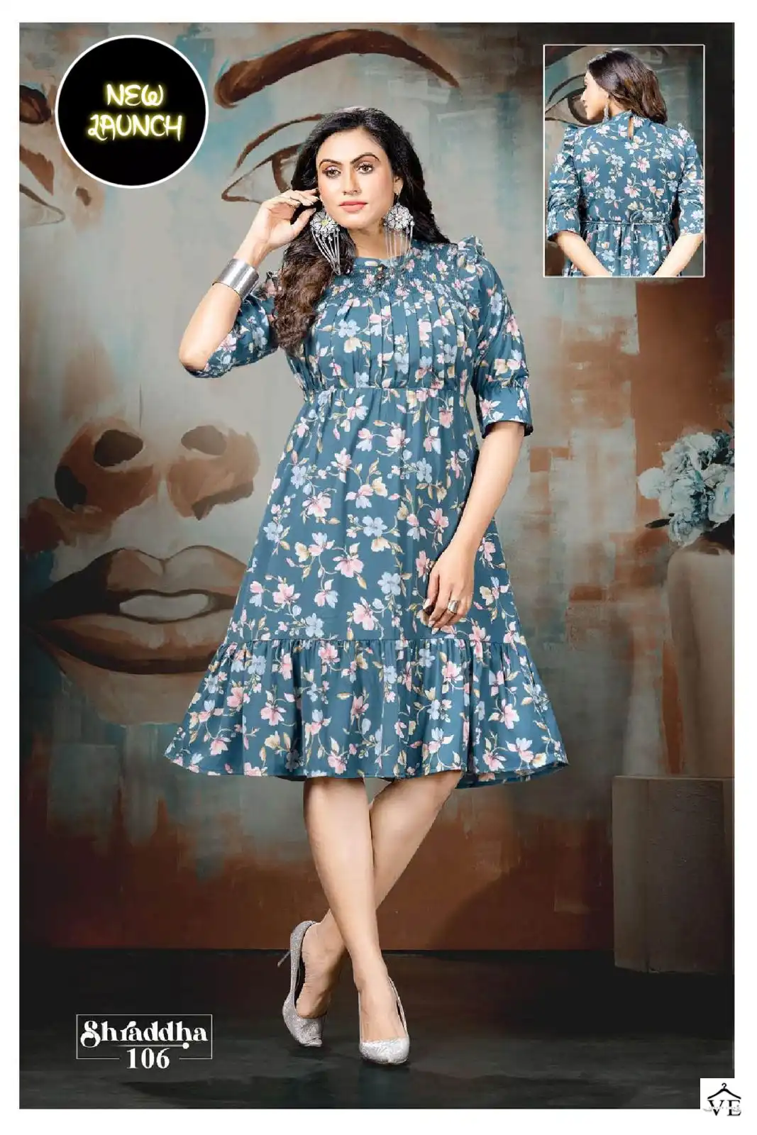 Vardan Ethnic Trendy Shraddha Heavy Fancy Wholesale Kurtis Catalog — Wholesale Kurtis, MPA wholesale from Surat - Gallery Image 2