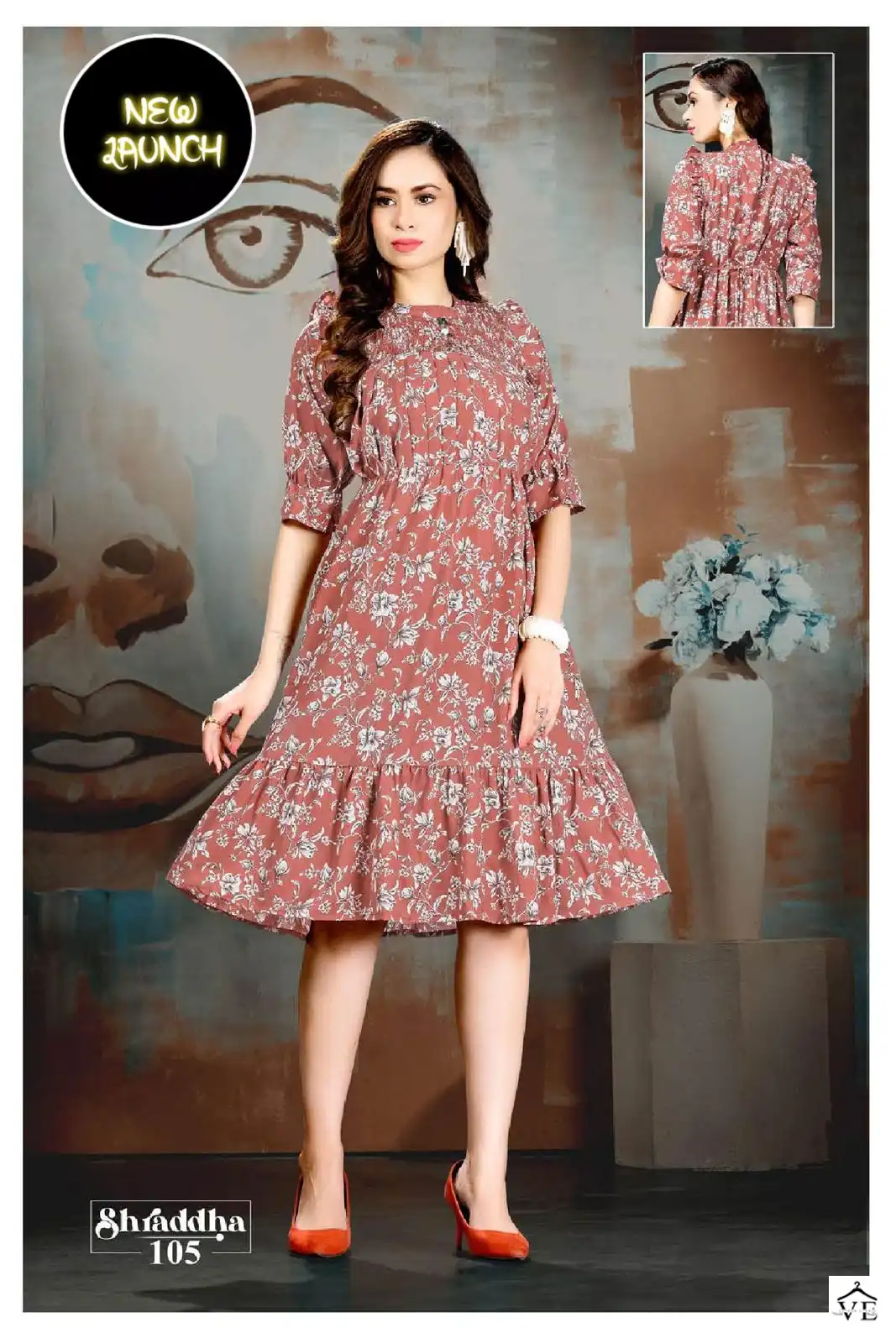 Vardan Ethnic Trendy Shraddha Heavy Fancy Wholesale Kurtis Catalog — Wholesale Kurtis, MPA wholesale from Surat - Gallery Image 6