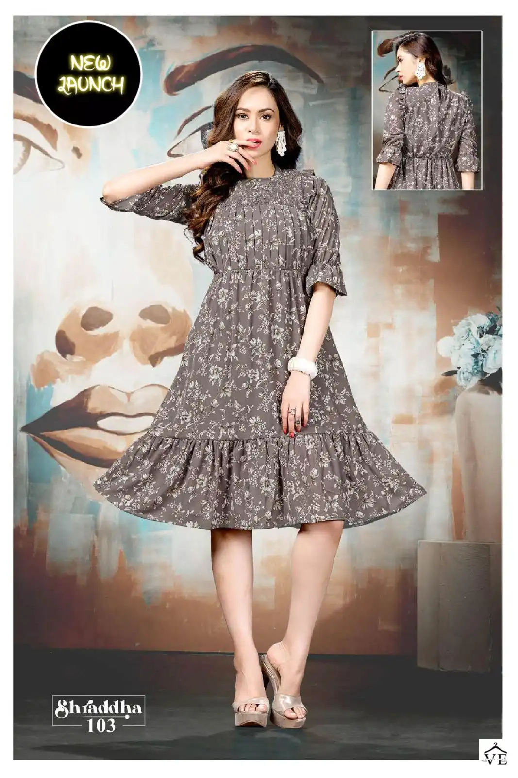 Vardan Ethnic Trendy Shraddha Heavy Fancy Wholesale Kurtis Catalog — Wholesale Kurtis, MPA wholesale from Surat - Gallery Image 8