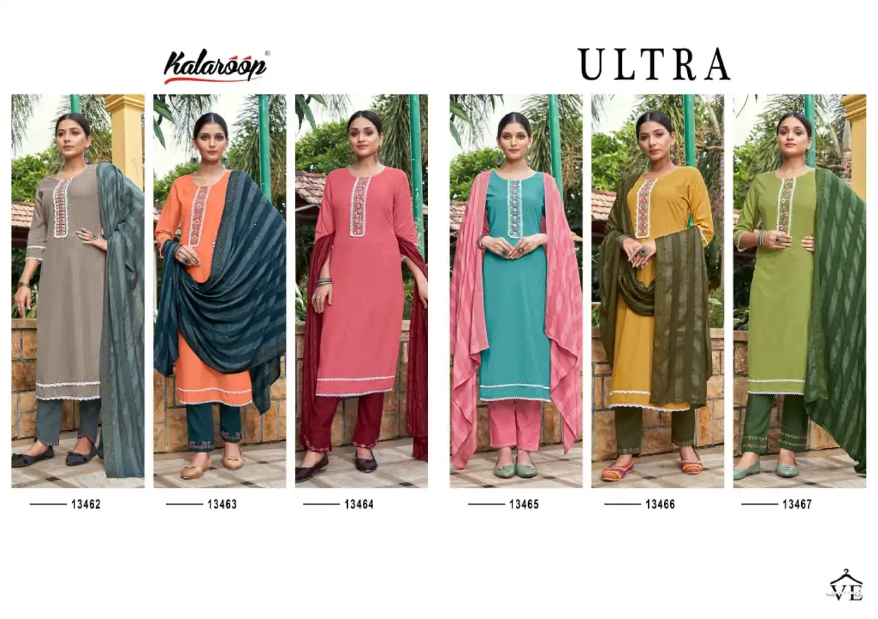 Kivi Ultra Fancy Rayon Wholesale Readymade Salwar Suit Catalog — Wholesale Salwar Suits, MPA wholesale from Surat — view 7