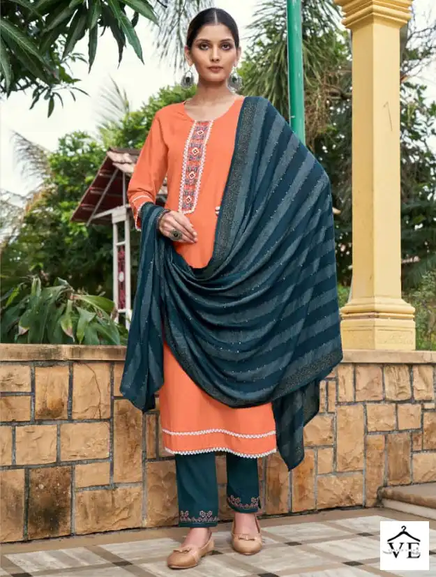Kivi Ultra Fancy Rayon Wholesale Readymade Salwar Suit Catalog — Wholesale Salwar Suits, MPA wholesale from Surat — view 1