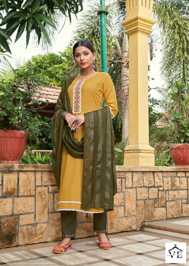 Kivi Ultra Fancy Rayon Wholesale Readymade Salwar Suit Catalog — Wholesale Salwar Suits, MPA wholesale from Surat - Gallery Image 5