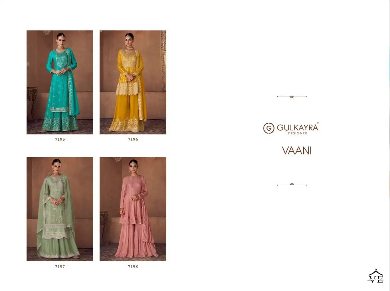 Gulkayra Vaani Real Georgette Wholesale Free Size Stitched Plazzo Suits Catalog — Wholesale Salwar Suits, MPA wholesale from Surat — view 5
