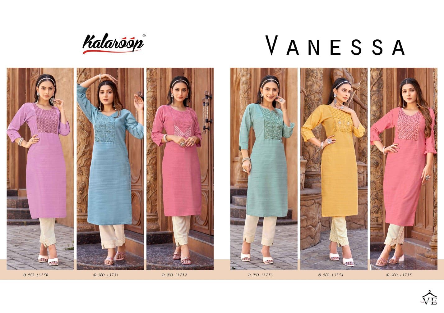 Kalaroop Kajree Fashion Vanessa Fancy Wholesale Kurti With Pant Catalog — Wholesale Kurtis, MPA wholesale from Surat — view 7