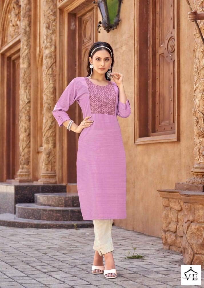 Kalaroop Kajree Fashion Vanessa Fancy Wholesale Kurti With Pant Catalog — Wholesale Kurtis, MPA wholesale from Surat - Gallery Image 2