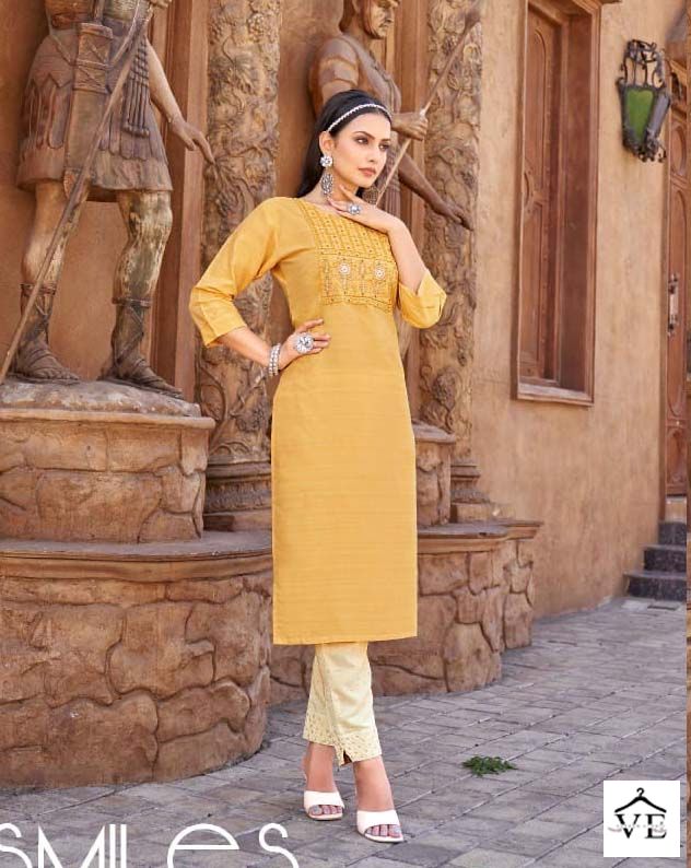 Kalaroop Kajree Fashion Vanessa Fancy Wholesale Kurti With Pant Catalog — Wholesale Kurtis, MPA wholesale from Surat - Gallery Image 5