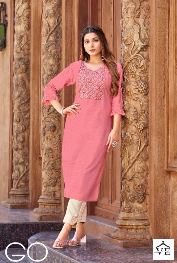 Kalaroop Kajree Fashion Vanessa Fancy Wholesale Kurti With Pant Catalog — Wholesale Kurtis, MPA wholesale from Surat - Gallery Image 6