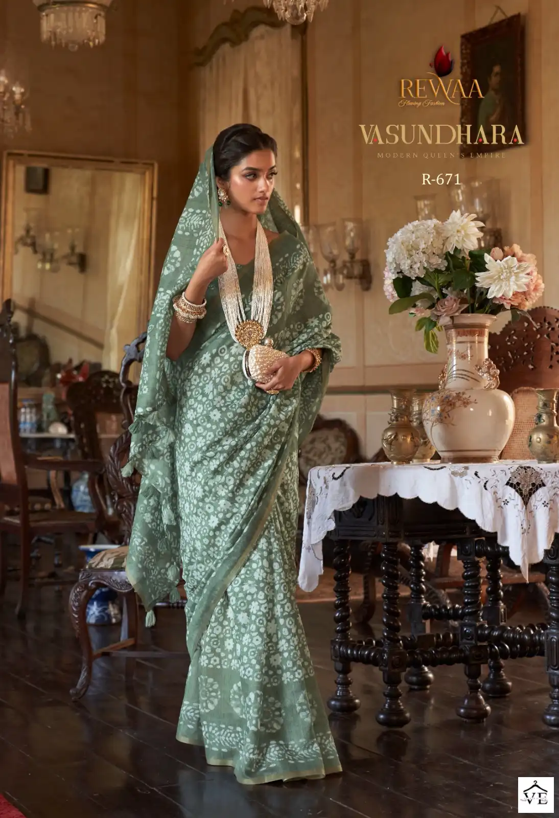 Rewaa Vasudhara Cotton Wholesale Saree Catalog — Wholesale Sarees, MPA wholesale from Surat — view 3