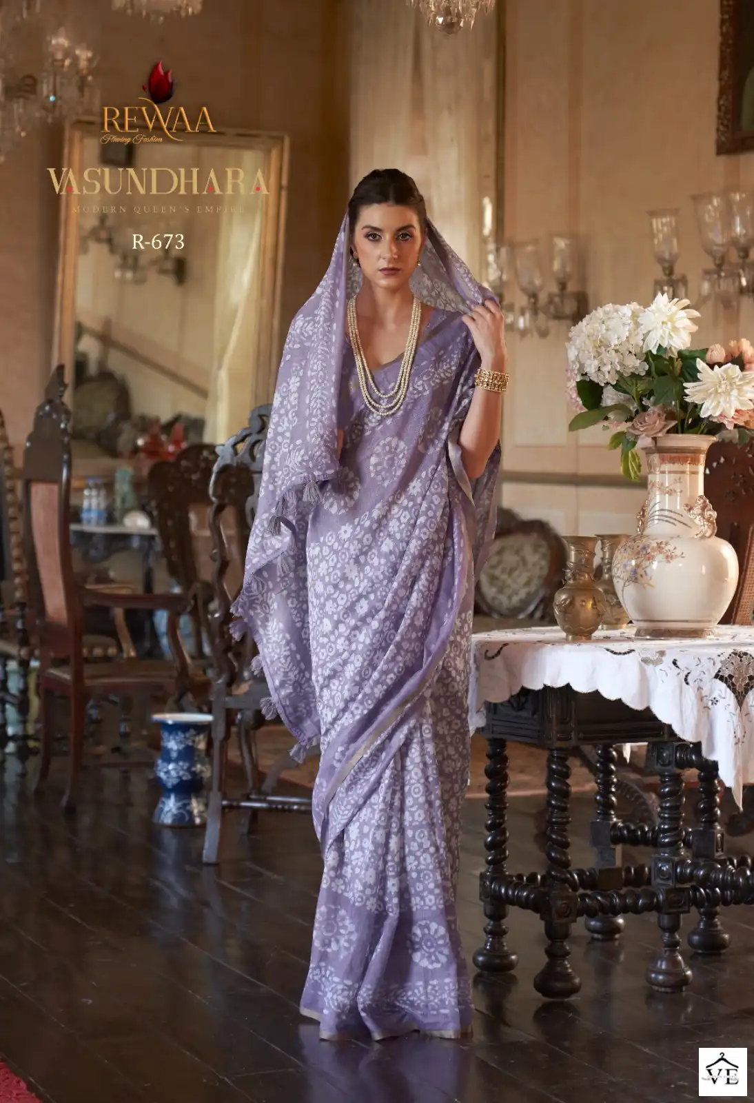 Rewaa Vasundhara Linen Cotton Wholesale Saree Catalog — Wholesale Sarees, MPA wholesale from Surat - Gallery Image 6