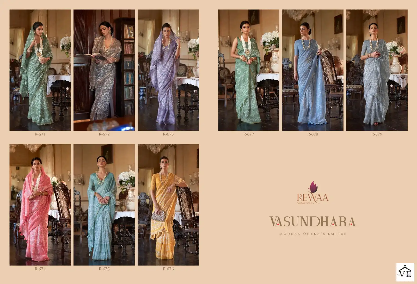 Rewaa Vasundhara Linen Cotton Wholesale Saree Catalog — Wholesale Sarees, MPA wholesale from Surat — view 9