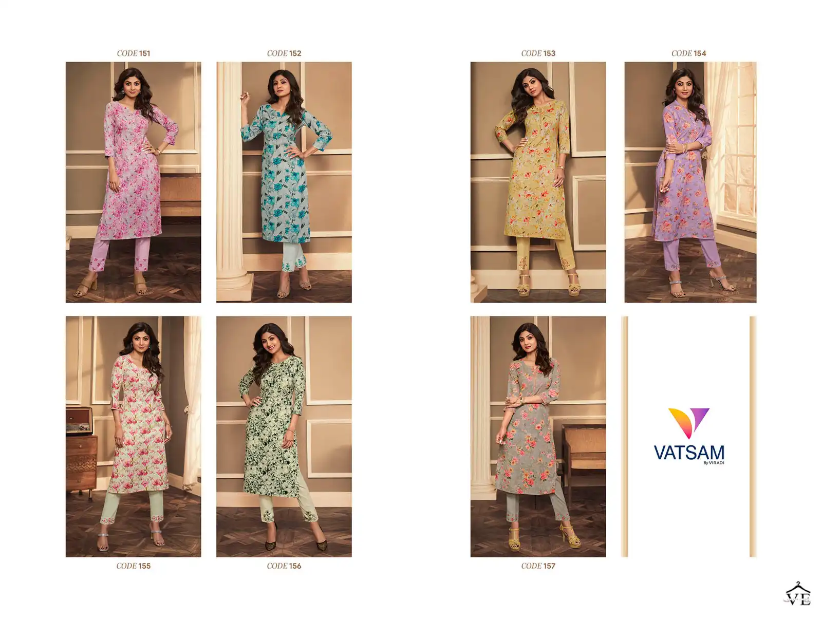Vardan Ethnic Vatsam Shilpa Linen Wholesale Kurti With Pant Catalog — Wholesale Kurtis, MPA wholesale from Surat — view 8