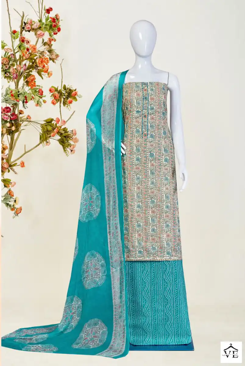 Bipson Verli-2099 Pure Cotton Wholesale Salwar Suit Catalog (Copy) — Wholesale Salwar Suits, MPA wholesale from Surat - Gallery Image 4
