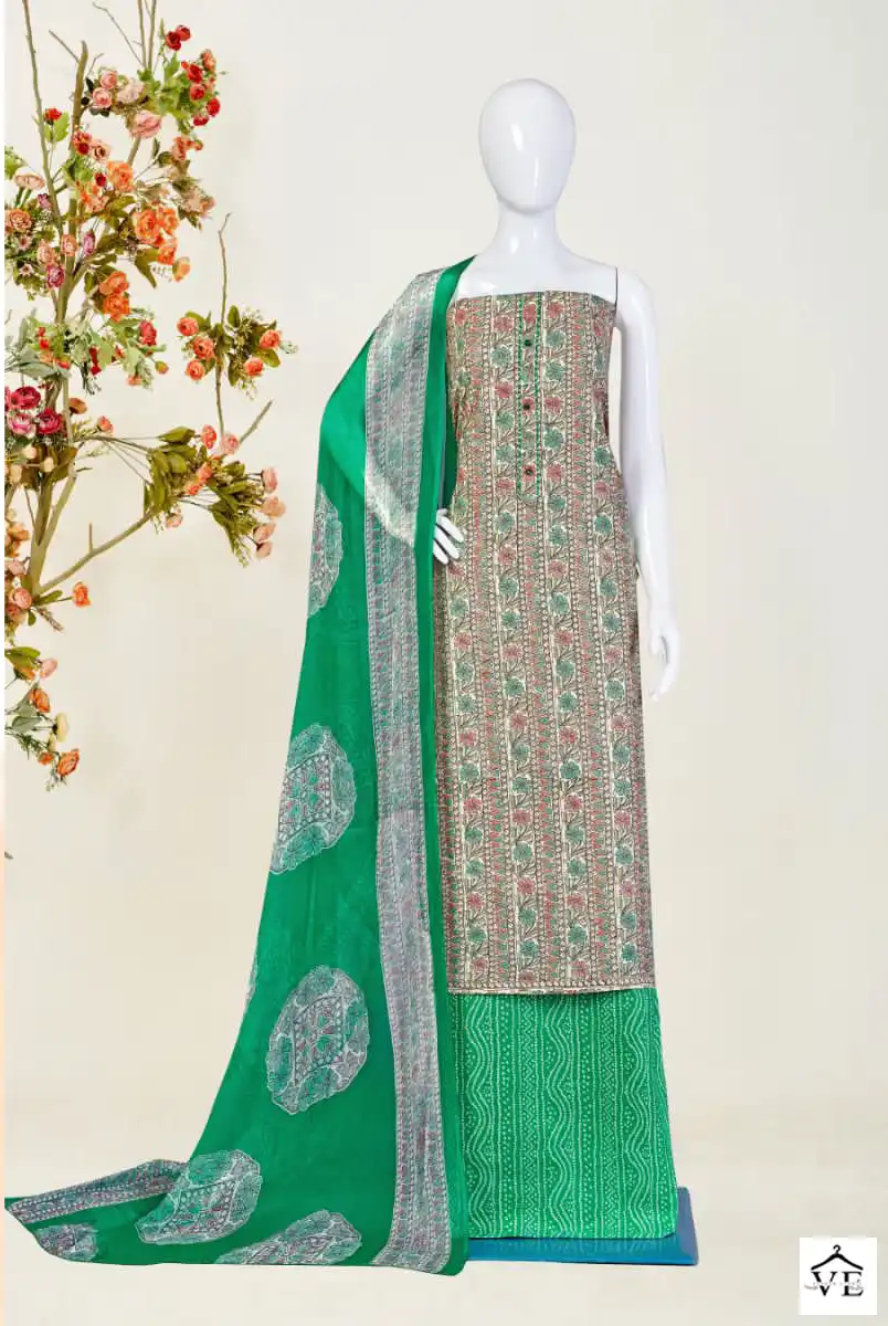 Bipson Verli-2099 Pure Cotton Wholesale Salwar Suit Catalog (Copy) — Wholesale Salwar Suits, MPA wholesale from Surat - Gallery Image 2