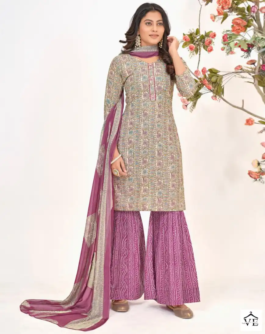 Bipson Verli-2099 Pure Cotton Wholesale Salwar Suit Catalog (Copy) — Wholesale Salwar Suits, MPA wholesale from Surat — view 1