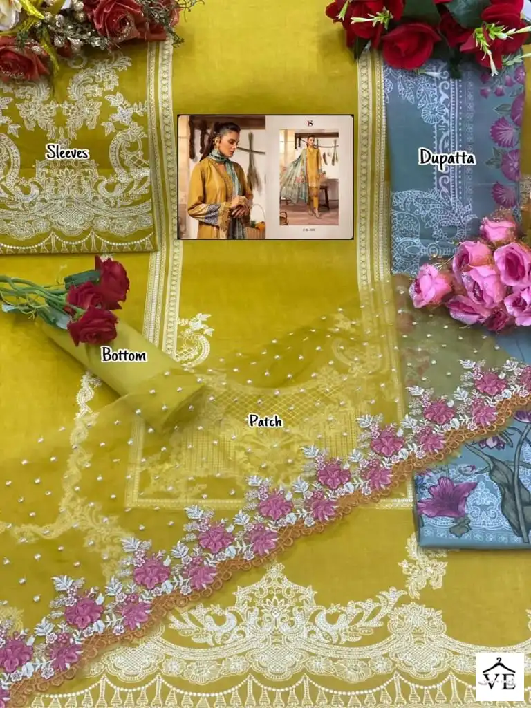 Deepsy Vintage Pure Cotton Wholesale Pakistani Salwar Suit — Wholesale Salwar Suits, MPA wholesale from Surat — view 2
