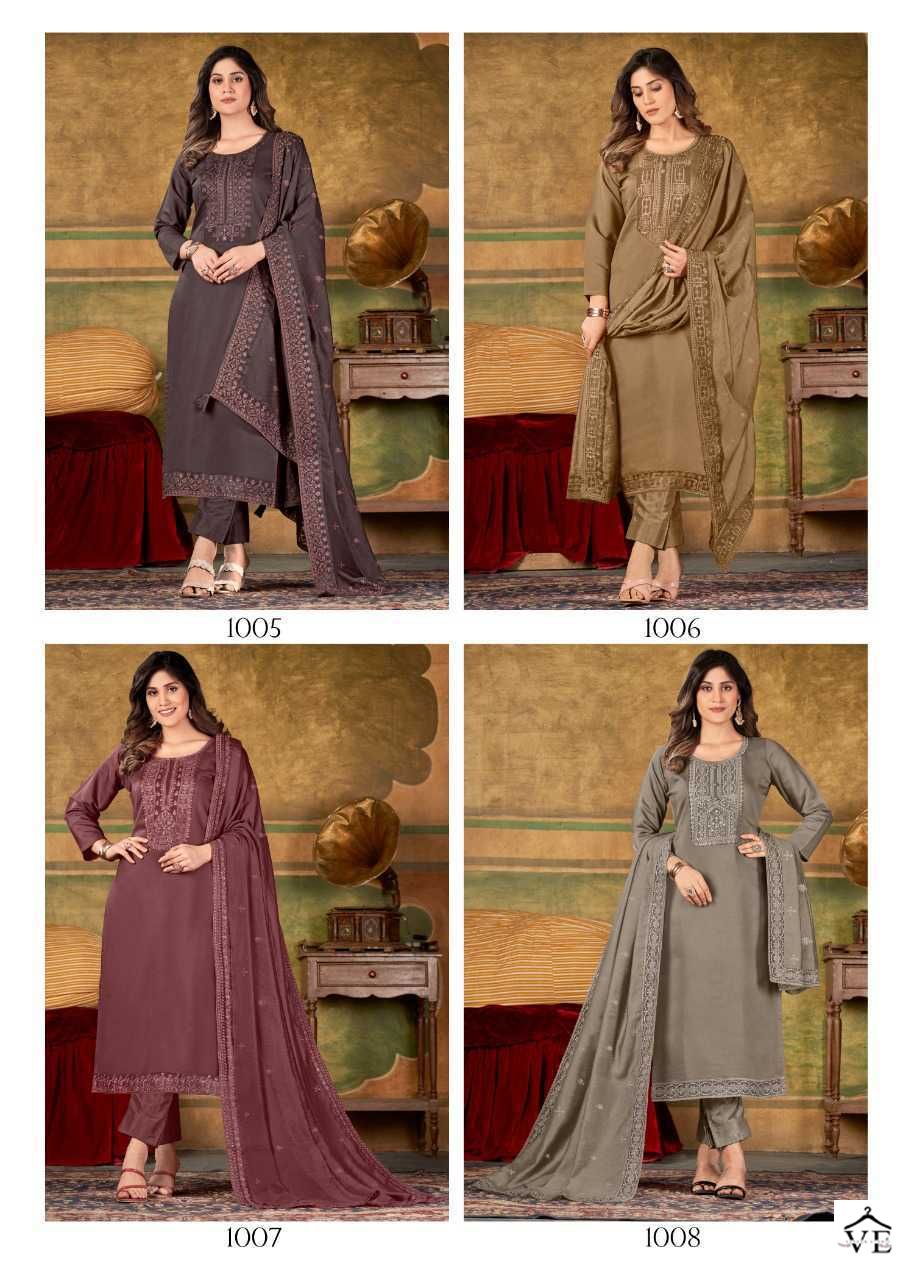 Brij Valusha Silk Wholesale Salwar Suit Catalog — Wholesale Salwar Suits, MPA wholesale from Surat - Gallery Image 9