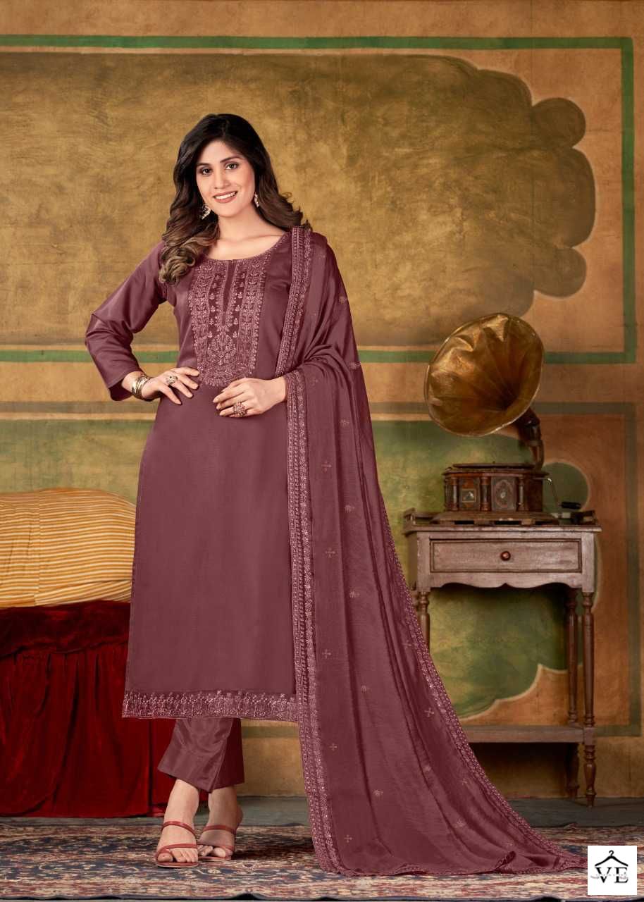 Brij Valusha Silk Wholesale Salwar Suit Catalog — Wholesale Salwar Suits, MPA wholesale from Surat - Gallery Image 7