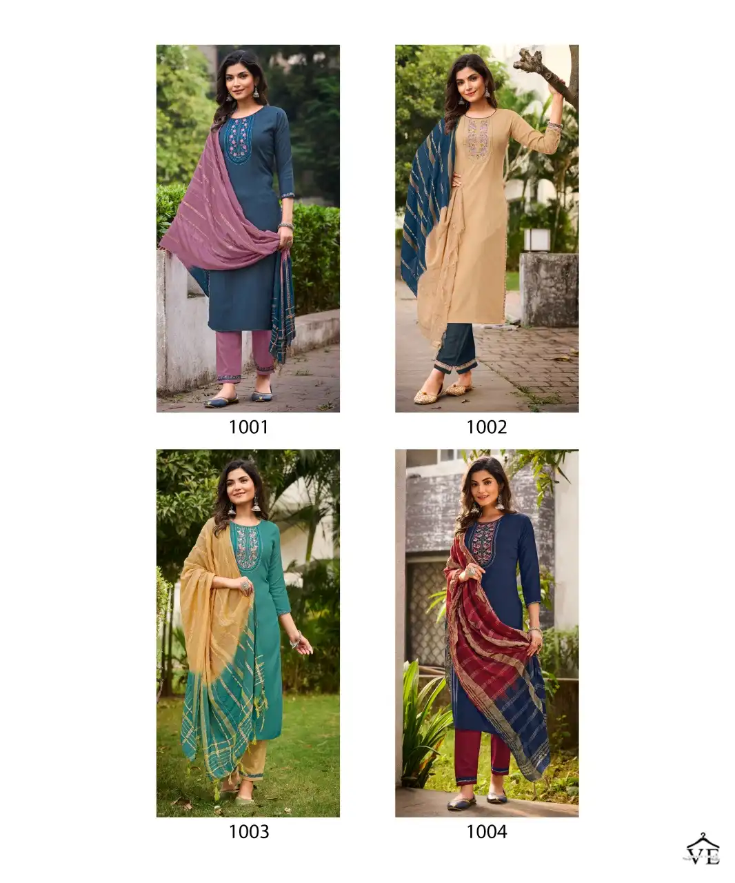Rangjyot Veena Vol-1 Dobby Rayon Wholesale Readymade Suit Catalog — Wholesale Salwar Suits, MPA wholesale from Surat — view 8
