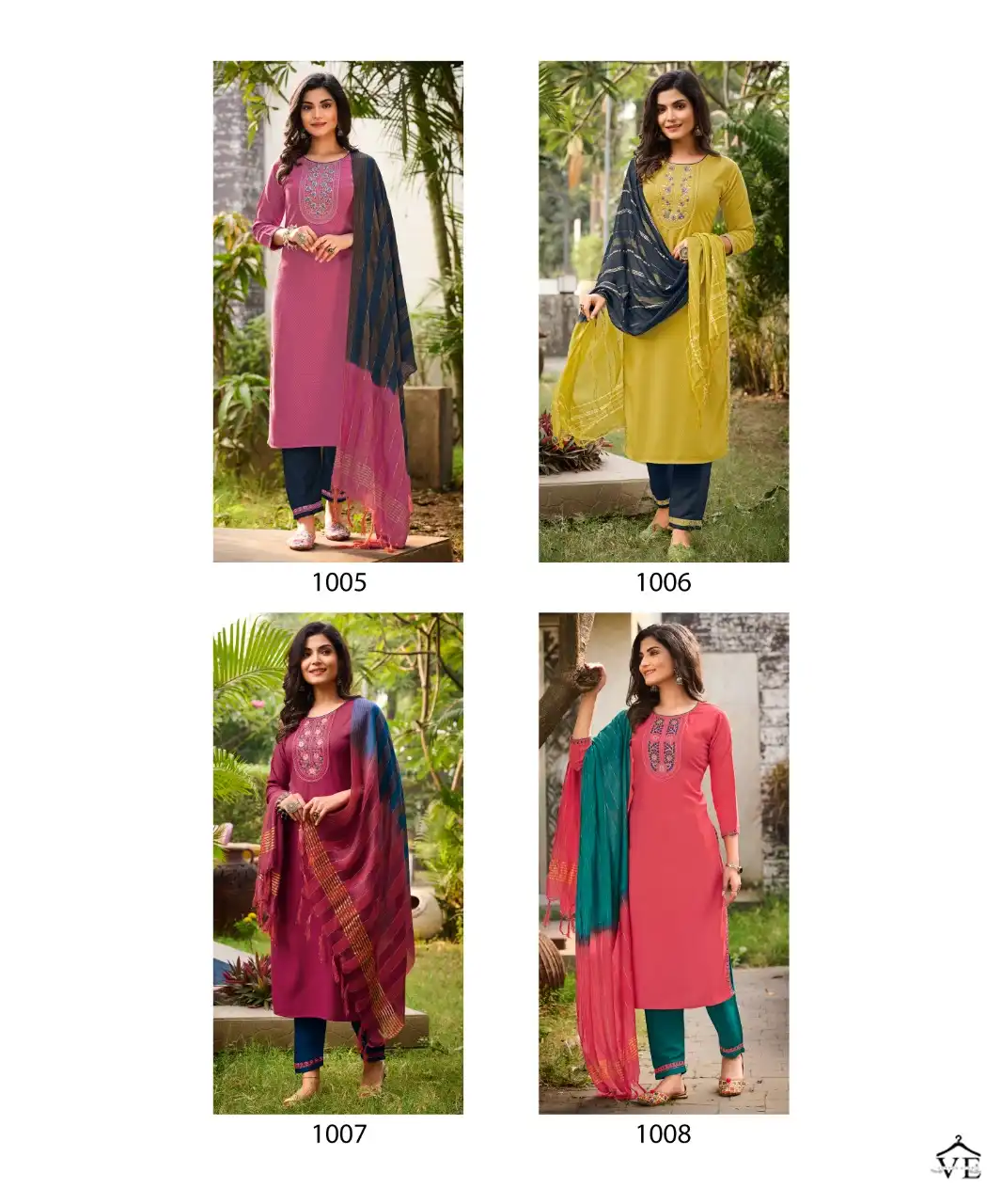 Rangjyot Veena Vol-1 Dobby Rayon Wholesale Readymade Suit Catalog — Wholesale Salwar Suits, MPA wholesale from Surat - Gallery Image 7