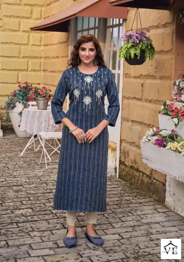 Kalaroop Juliet Fancy Rayon Wholesale Kurti Catalog — Wholesale Kurtis, MPA wholesale from Surat - Gallery Image 4