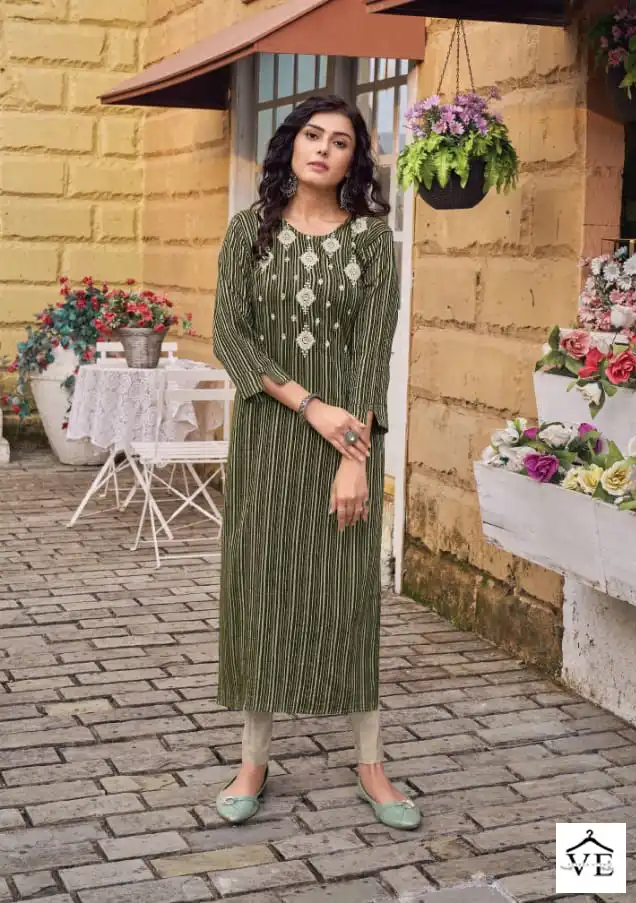 Kalaroop Juliet Fancy Rayon Wholesale Kurti Catalog — Wholesale Kurtis, MPA wholesale from Surat - Gallery Image 2