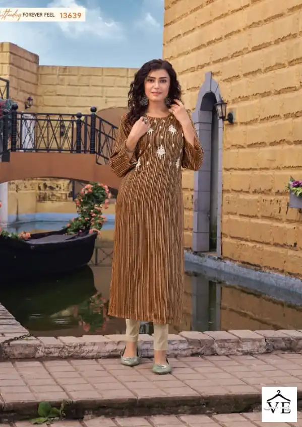 Kalaroop Juliet Fancy Rayon Wholesale Kurti Catalog — Wholesale Kurtis, MPA wholesale from Surat - Gallery Image 3