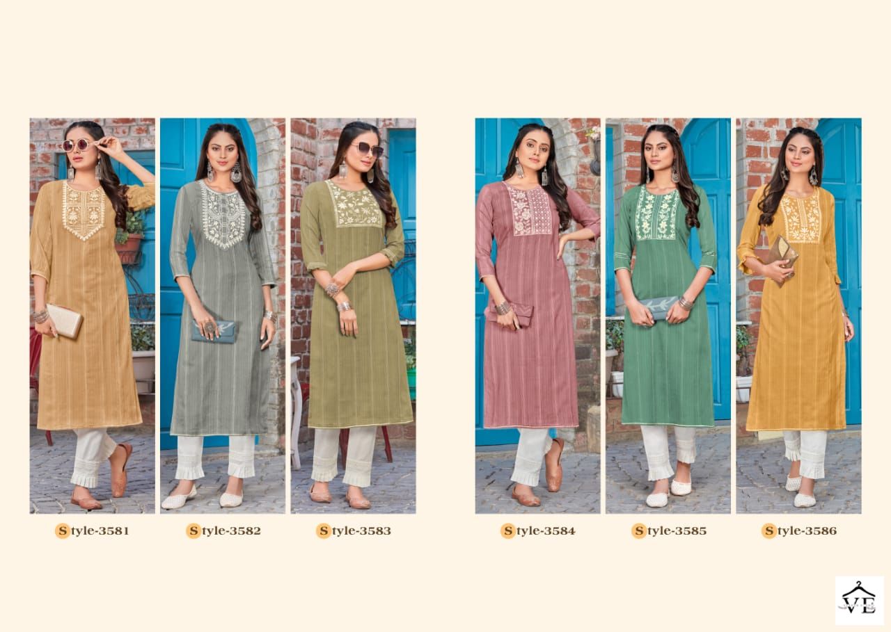 Rangoon Zaara Cotton Wholesale Kurtis Catalog — Wholesale Kurtis, MPA wholesale from Surat — view 7