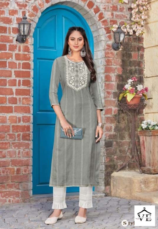Rangoon Zaara Cotton Wholesale Kurtis Catalog — Wholesale Kurtis, MPA wholesale from Surat - Gallery Image 2