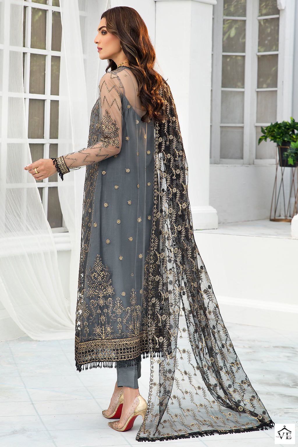 Zaha Dno 10116 Georgette Wholesale Pakistani Salwar Suit Catalog — Wholesale Salwar Suits, MPA wholesale from Surat - Gallery Image 2