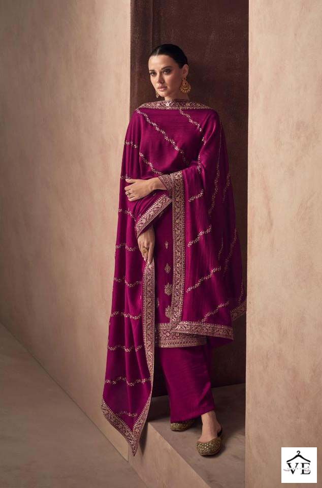 Aashirwad Zaha Silk Wholesale Designer Salwar Suit Catalog — Wholesale Salwar Suits, Aashirwad Creation wholesale from Surat - Gallery Image 2