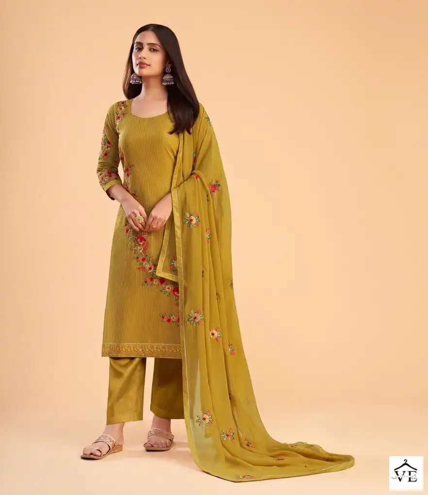 Alizeh Zaida Vol-12 Georgette Wholesale Designer Suits Catalog — Wholesale Salwar Suits, Alizeh wholesale from Surat - Gallery Image 6