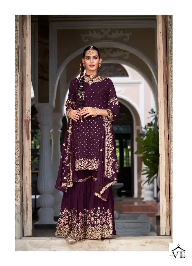 Your Choice Zaraa-13 Blooming Georgette Wholesale Peplum Salwar Suit Catalog — Wholesale Salwar Suits, MPA wholesale from Surat - Gallery Image 6
