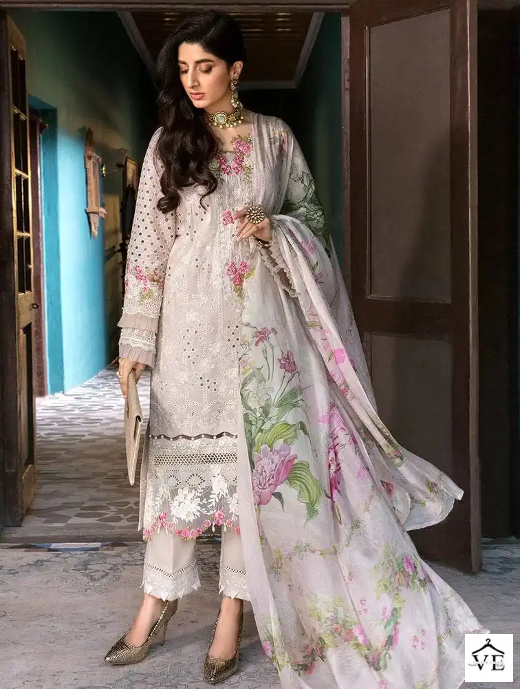 Al Amra ZF Anaya Lawn 47 Cambric Cotton Wholesale Pakistani Salwar Suit Catalog — Wholesale Salwar Suits, MPA wholesale from Surat — view 1