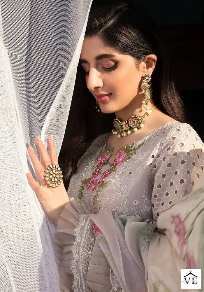 Al Amra ZF Anaya Lawn 47 Cambric Cotton Wholesale Pakistani Salwar Suit Catalog — Wholesale Salwar Suits, MPA wholesale from Surat - Gallery Image 6