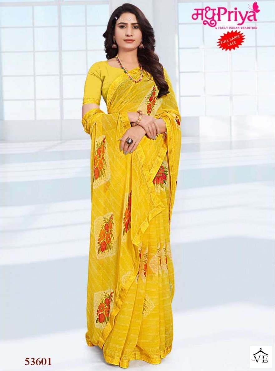 Madhupriya Zuri Zometto Wholesale Saree Catalog — Wholesale Sarees, MPA wholesale from Surat — view 1