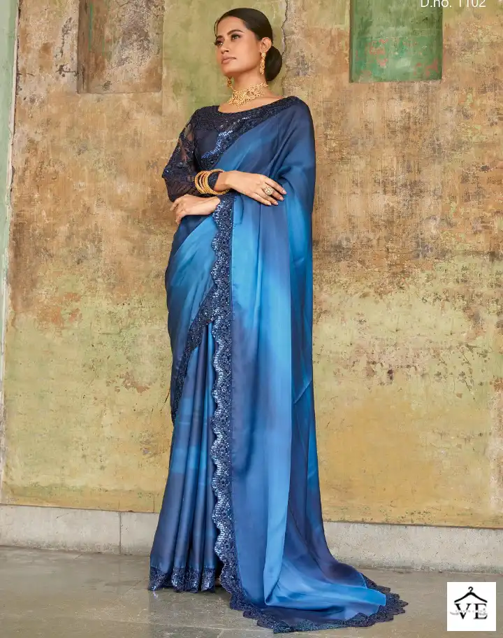 Bhumi Zuri Satin Wholesale Designer Saree Catalog — Wholesale Sarees, MPA wholesale from Surat — view 1
