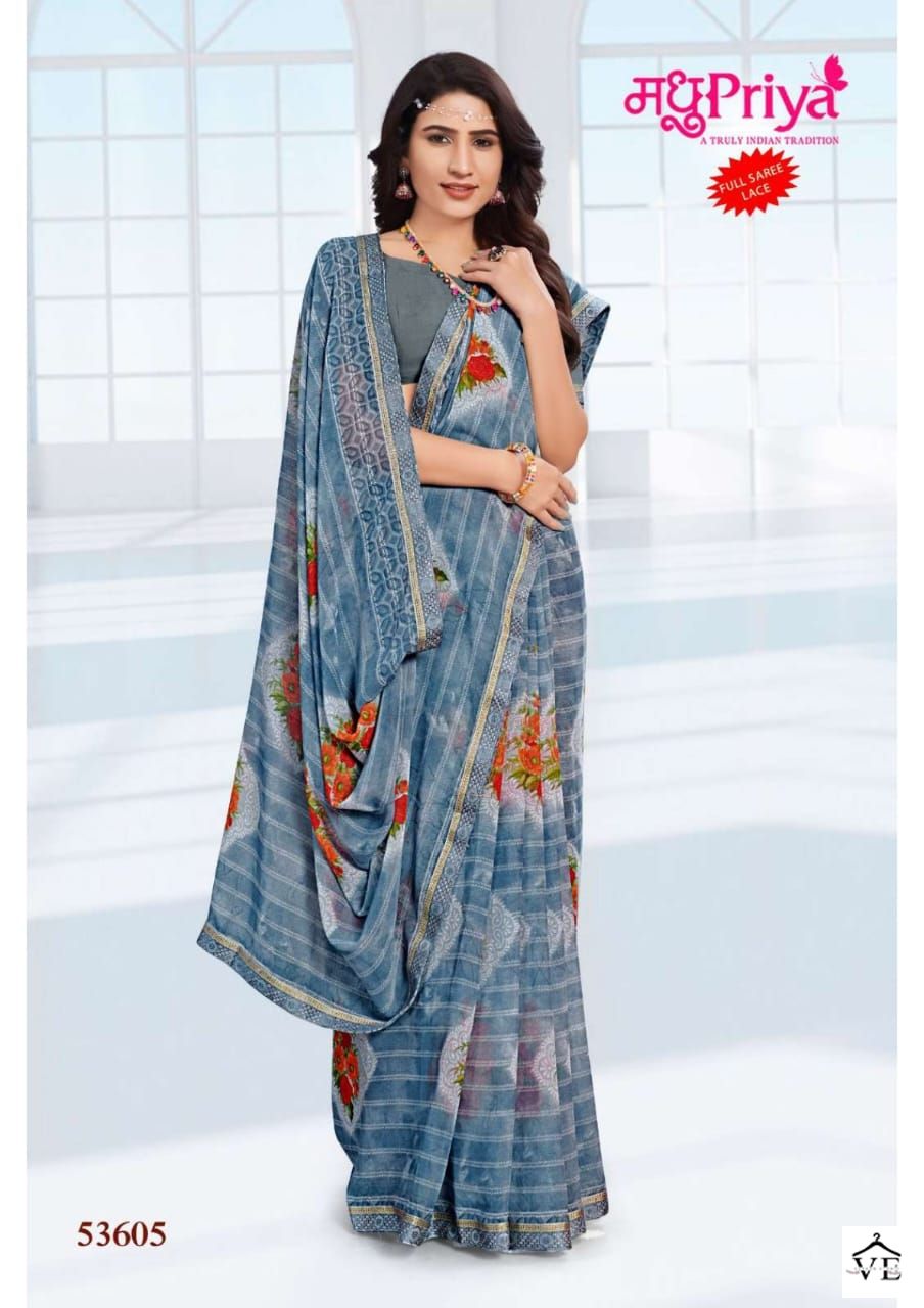 Madhupriya Zuri Zometto Wholesale Saree Catalog — Wholesale Sarees, MPA wholesale from Surat - Gallery Image 7