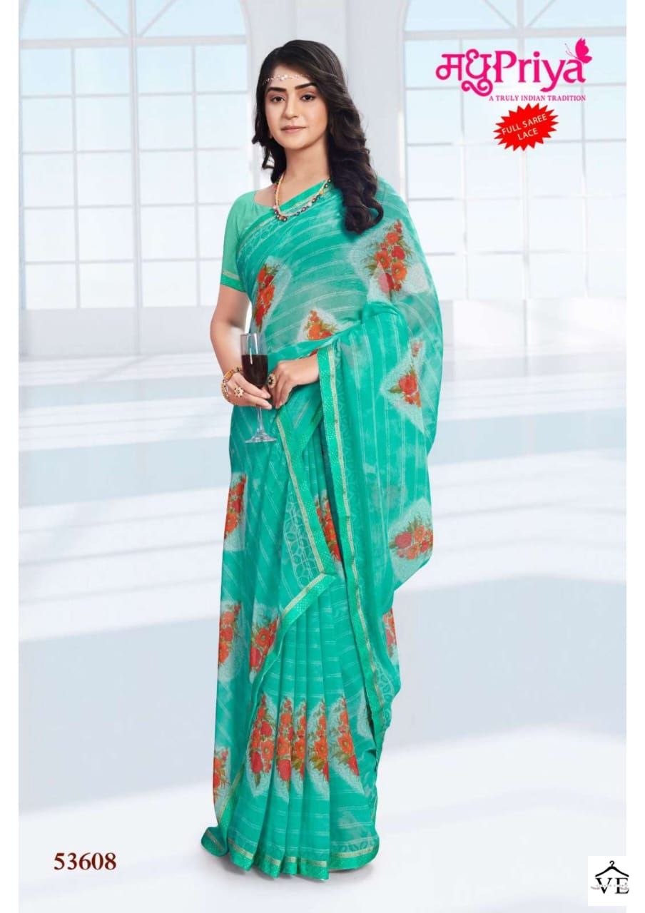 Madhupriya Zuri Zometto Wholesale Saree Catalog — Wholesale Sarees, MPA wholesale from Surat - Gallery Image 8
