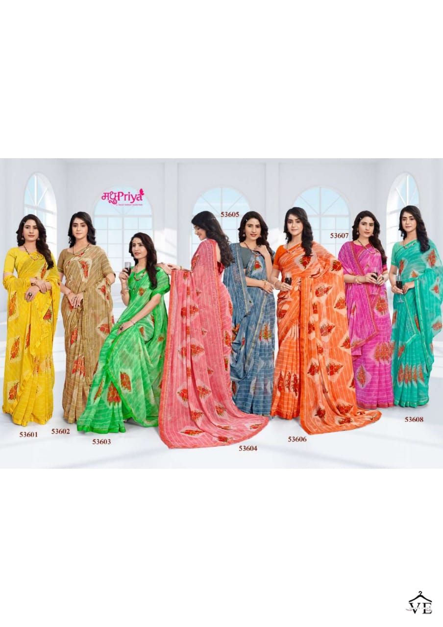 Madhupriya Zuri Zometto Wholesale Saree Catalog — Wholesale Sarees, MPA wholesale from Surat — view 9