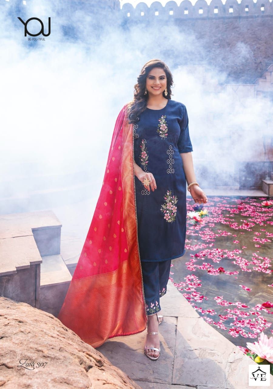Wanna Zara Vol 3 Chinon Silk Wholesale Readymade Salwar Suit Catalog — Wholesale Salwar Suits, MPA wholesale from Surat - Gallery Image 4