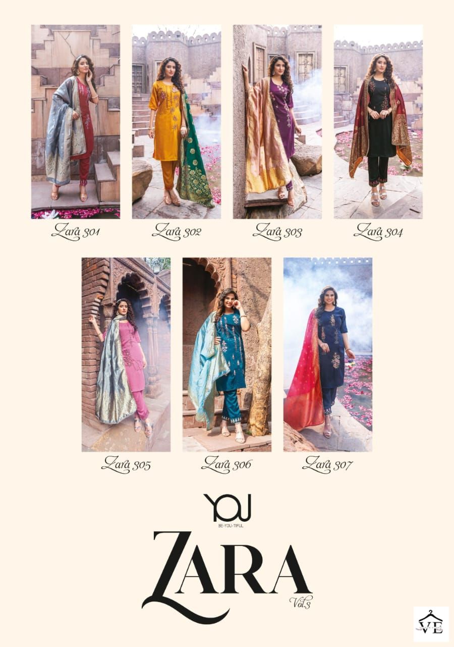 Wanna Zara Vol 3 Chinon Silk Wholesale Readymade Salwar Suit Catalog — Wholesale Salwar Suits, MPA wholesale from Surat — view 8
