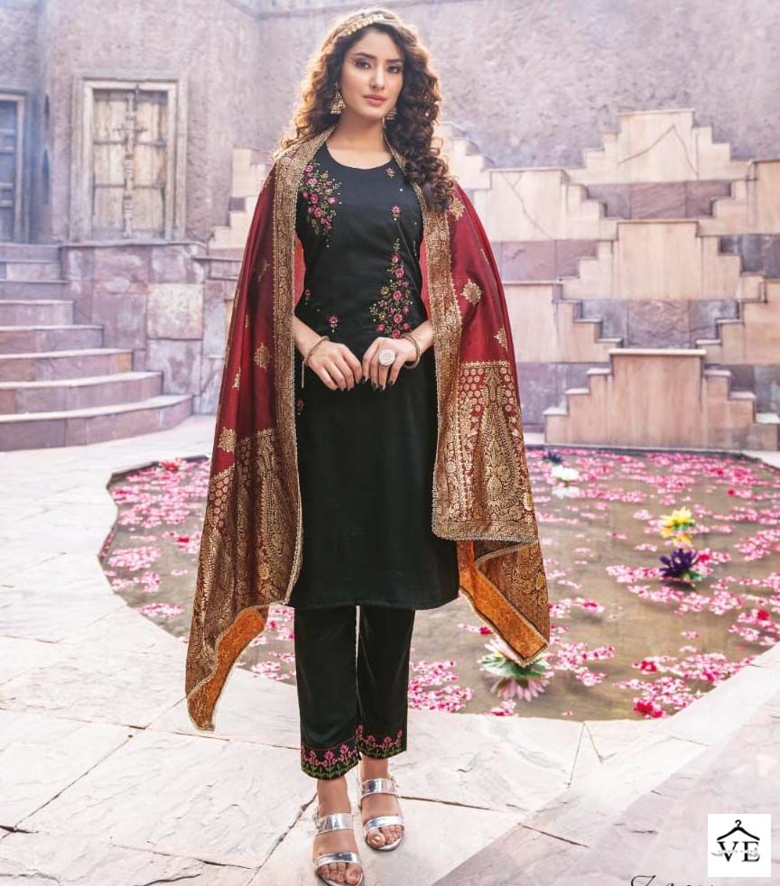 Wanna Zara Vol 3 Chinon Silk Wholesale Readymade Salwar Suit Catalog — Wholesale Salwar Suits, MPA wholesale from Surat — view 1