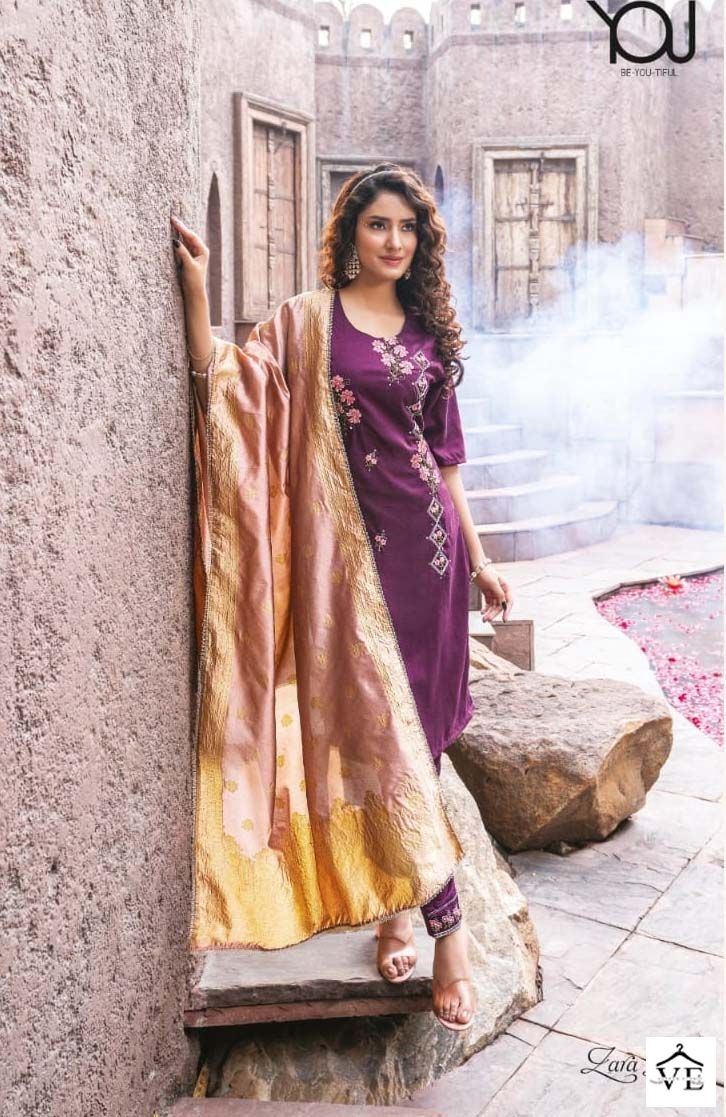 Wanna Zara Vol 3 Chinon Silk Wholesale Readymade Salwar Suit Catalog — Wholesale Salwar Suits, MPA wholesale from Surat - Gallery Image 7