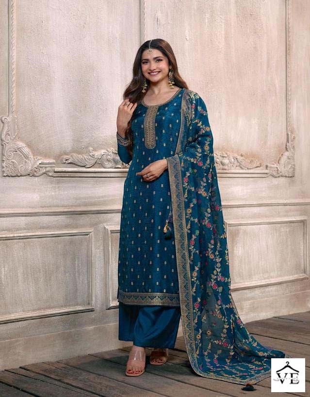 Vinay Fashion Zardosi Vol 6 Dola Jacquard Wholesale Designer Salwar Suit Catalog — Wholesale Salwar Suits, MPA wholesale from Surat - Gallery Image 8