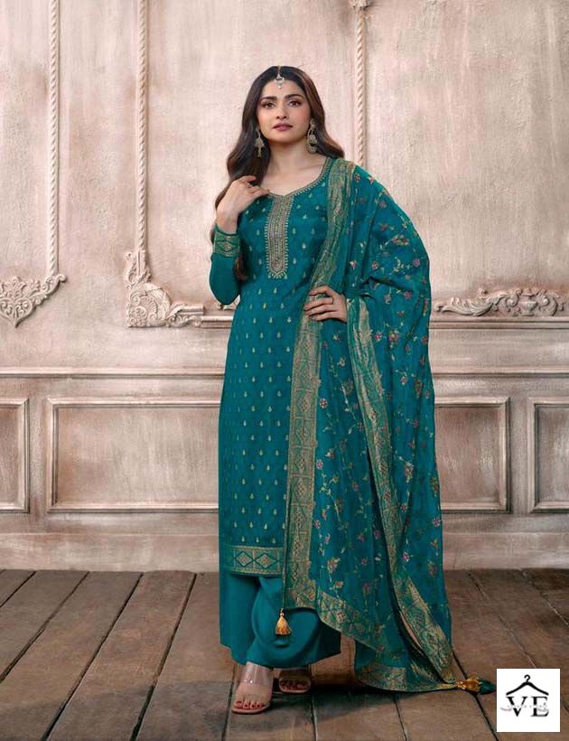 Vinay Fashion Zardosi Vol 6 Dola Jacquard Wholesale Designer Salwar Suit Catalog — Wholesale Salwar Suits, MPA wholesale from Surat - Gallery Image 2