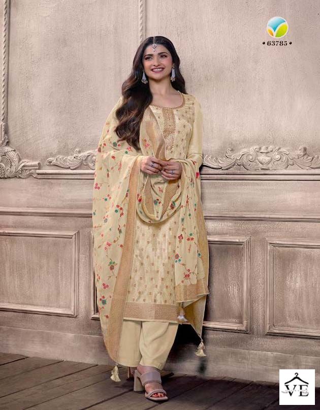 Vinay Fashion Zardosi Vol 6 Dola Jacquard Wholesale Designer Salwar Suit Catalog — Wholesale Salwar Suits, MPA wholesale from Surat - Gallery Image 7