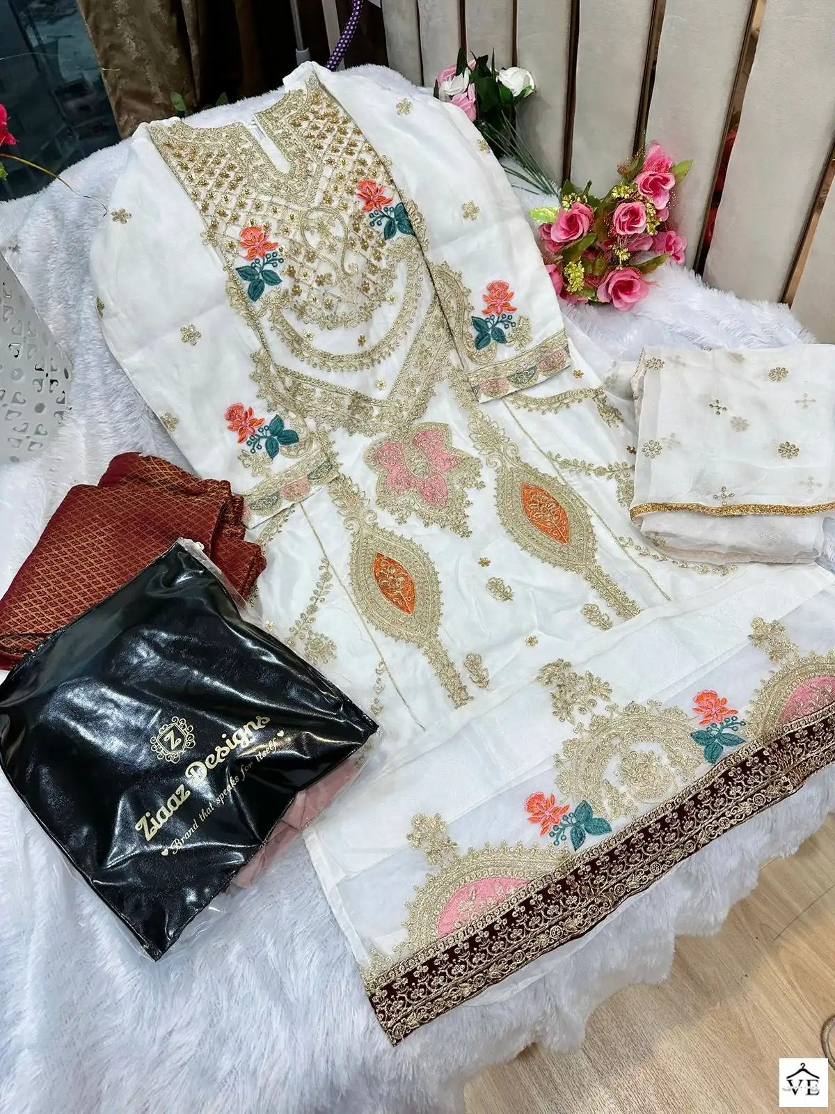 Ziaaz Z Series Vol 5 Organza Wholesale Pakistani Suit Catalog — Wholesale Salwar Suits, MPA wholesale from Surat - Gallery Image 10